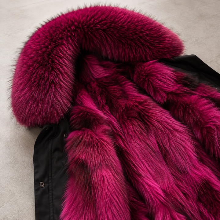Juno womens faux fur lined hooded parka