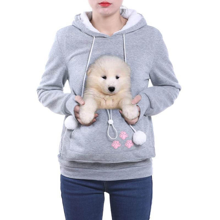 Sam | Hooded Relaxed Fit Paw Print Hoodie