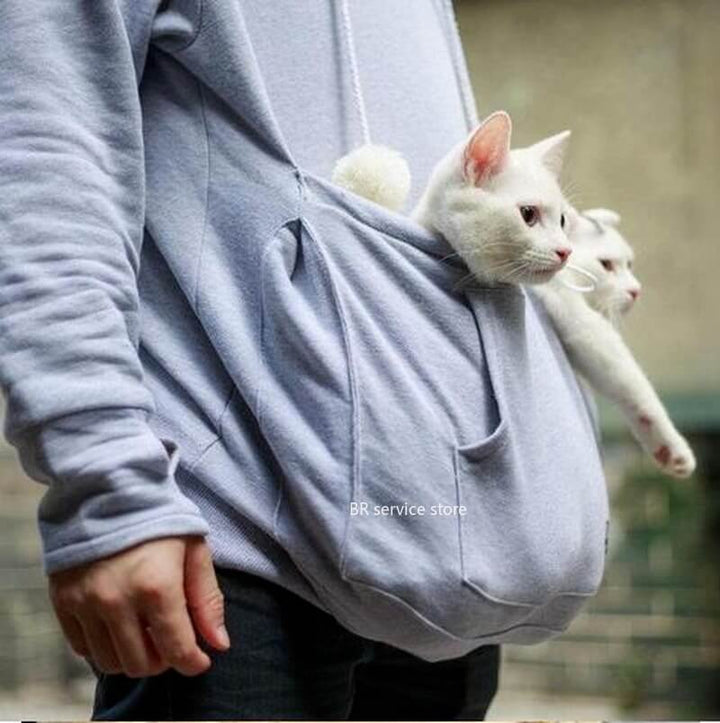 Sam | Hooded Relaxed Fit Paw Print Hoodie