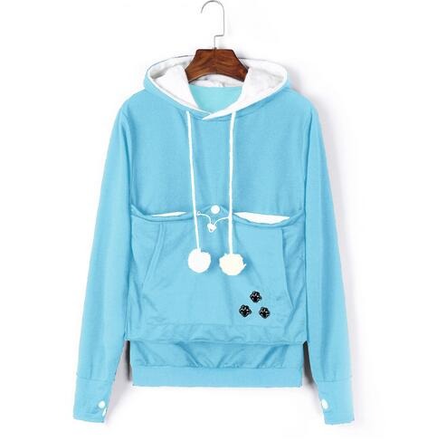 Sam | Hooded Relaxed Fit Paw Print Hoodie