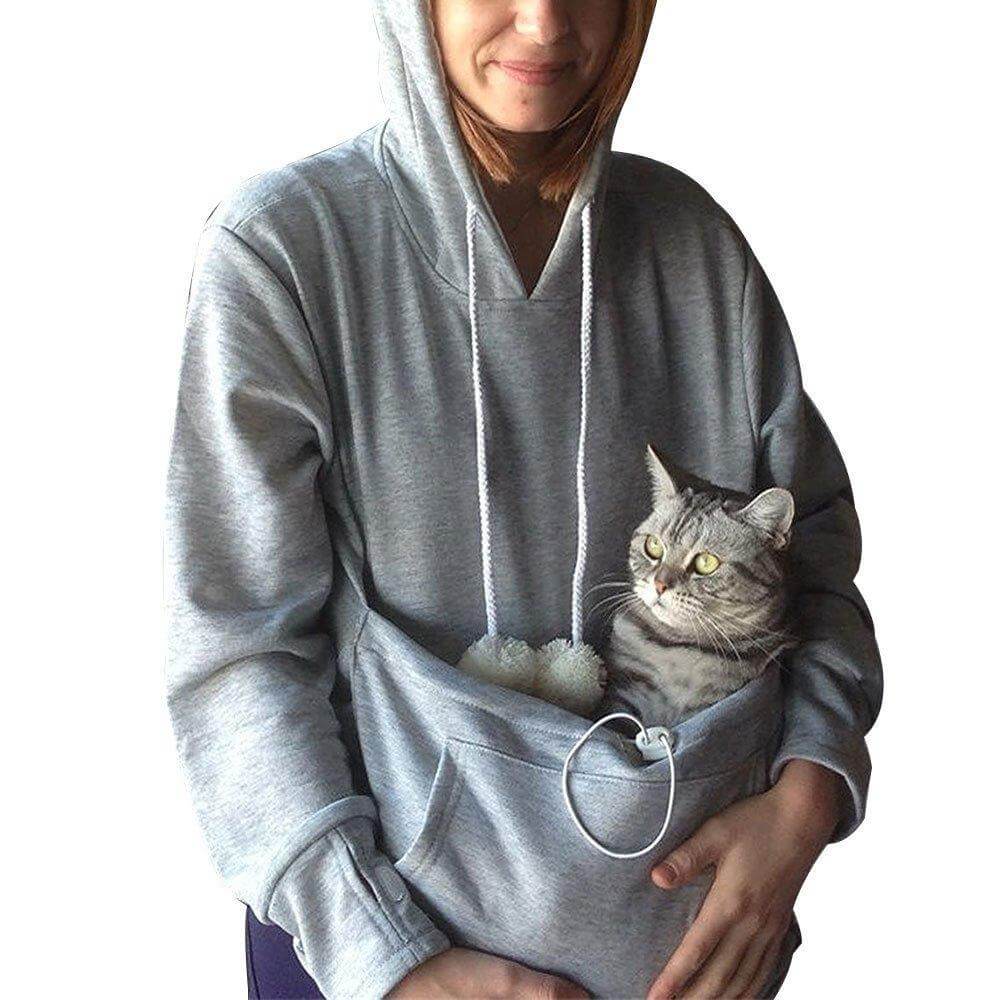 Sam | Hooded Relaxed Fit Paw Print Hoodie