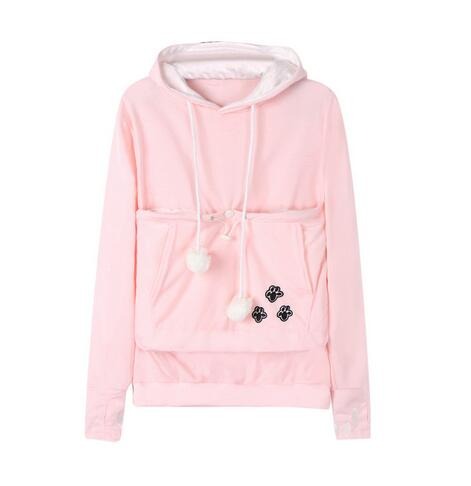 Sam | Hooded Relaxed Fit Paw Print Hoodie