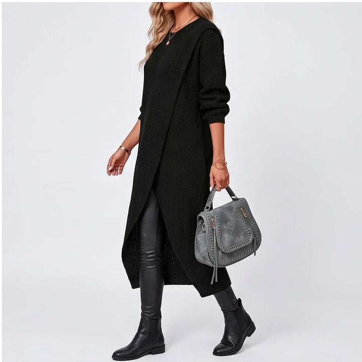 Amelia | Knit Wrap Jumper Dress