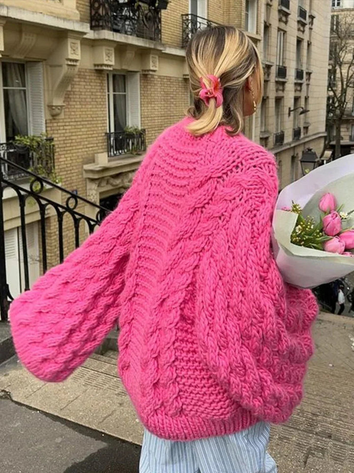 Lottie | Chunky Cable Knit Jumper Oversized