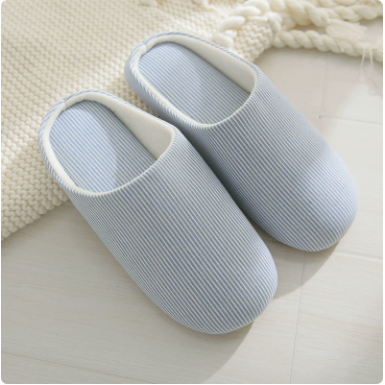 Sam | Striped Textile Pull-On Slippers