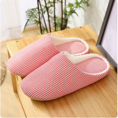 Sam | Striped Textile Pull-On Slippers