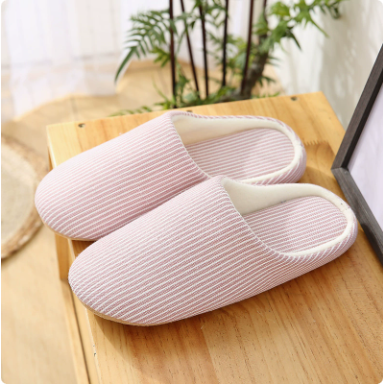 Sam | Striped Textile Pull-On Slippers