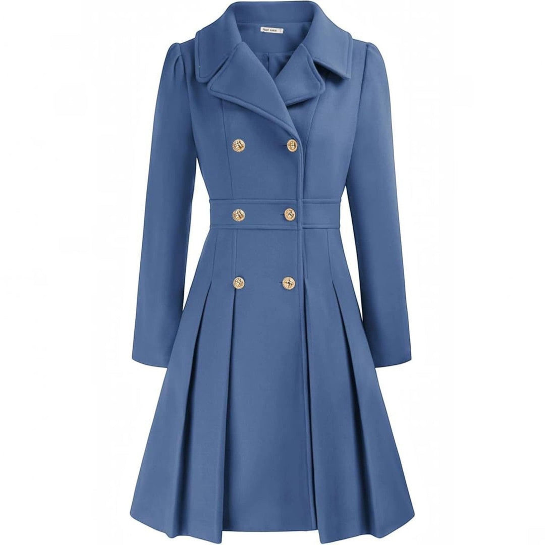 Grace | Double Breasted Belted a-Line Coat