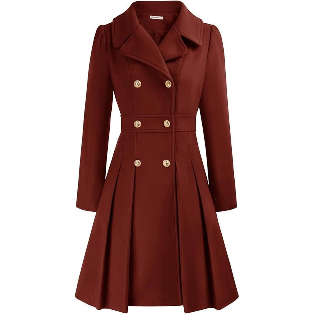 Grace | Double Breasted Belted a-Line Coat