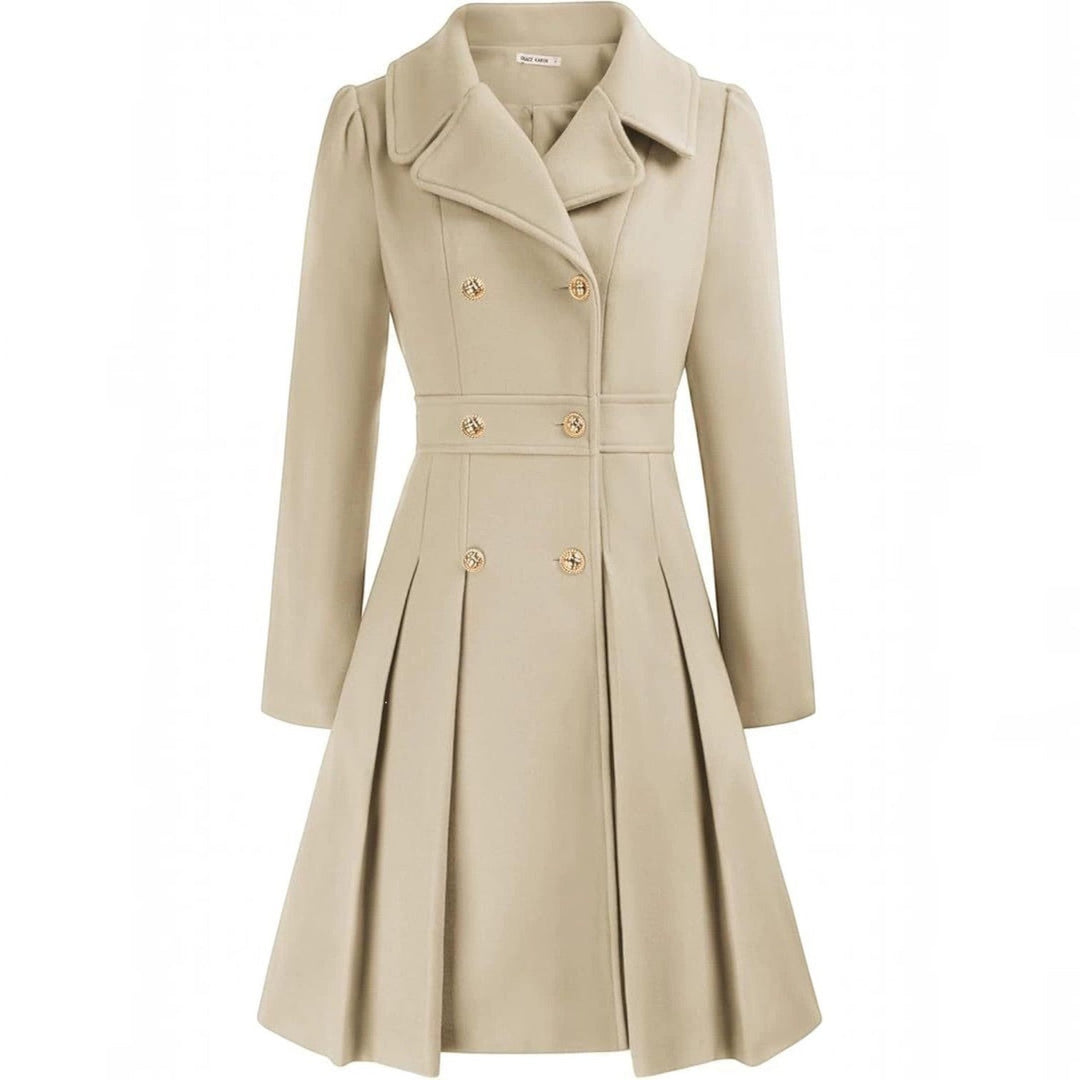 Grace | Double Breasted Belted a-Line Coat