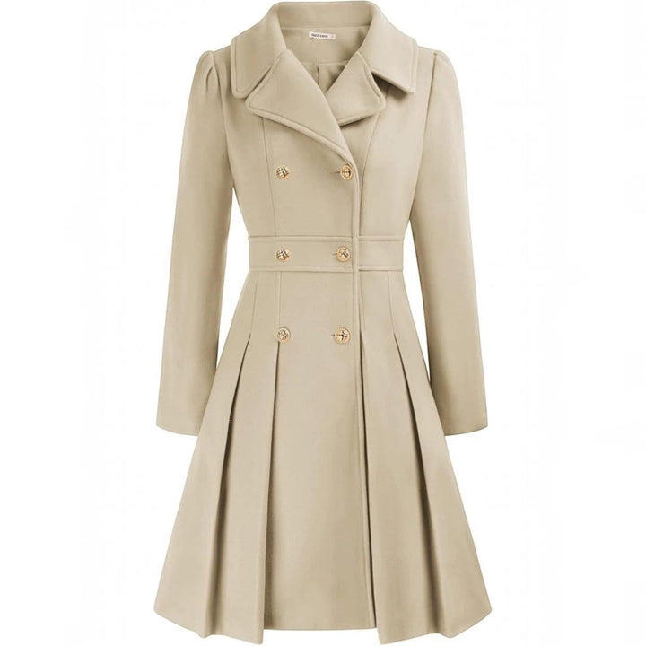 Grace | Double Breasted Belted a-Line Coat