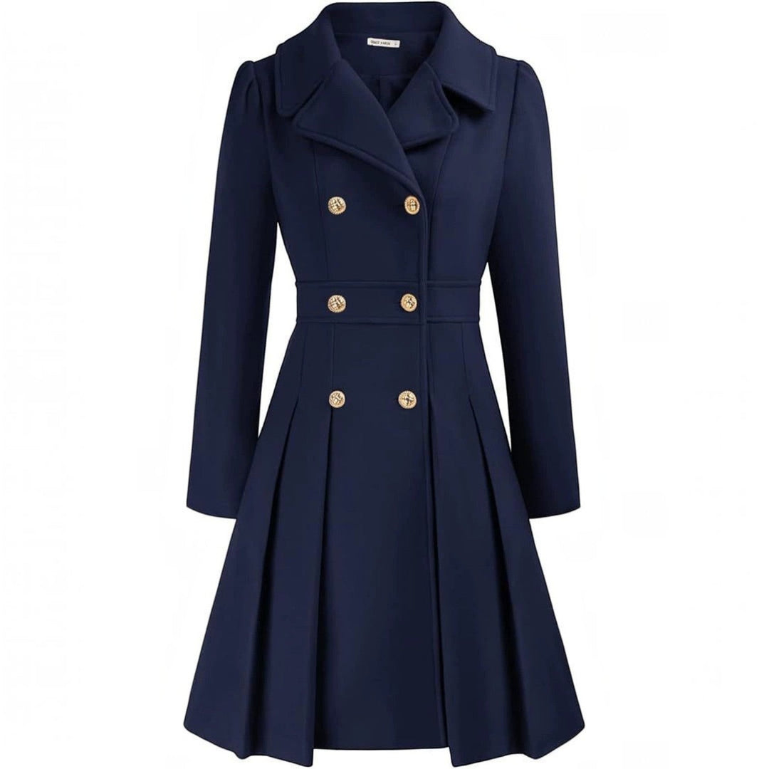 Grace | Double Breasted Belted a-Line Coat