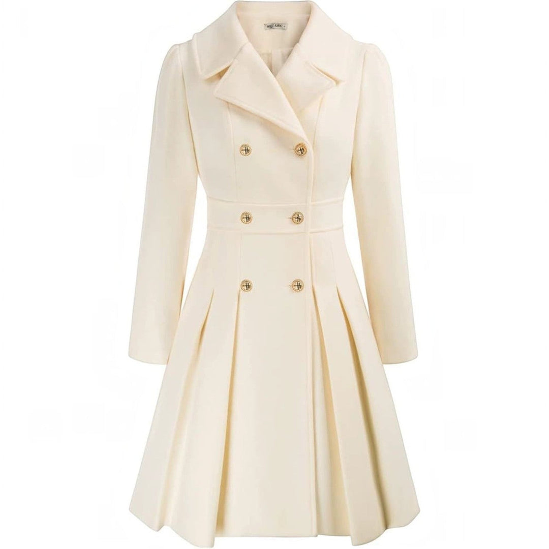 Grace | Double Breasted Belted a-Line Coat
