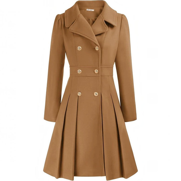Grace | Double Breasted Belted a-Line Coat