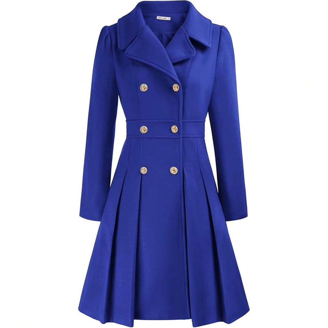 Grace | Double Breasted Belted a-Line Coat