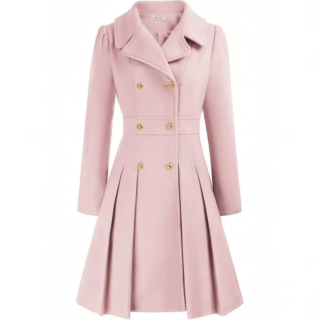Grace | Double Breasted Belted a-Line Coat