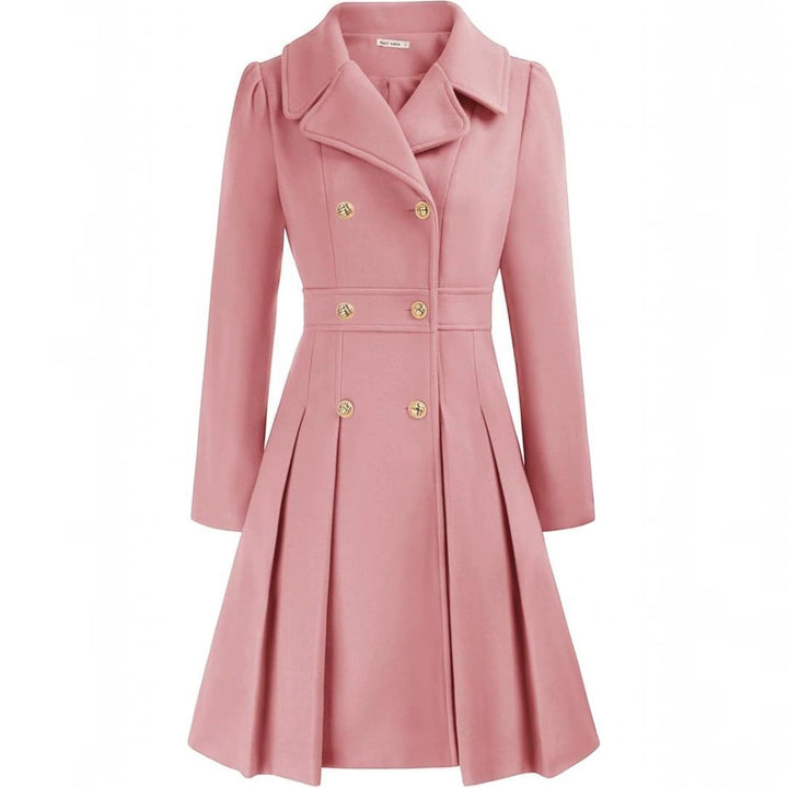 Grace | Double Breasted Belted a-Line Coat