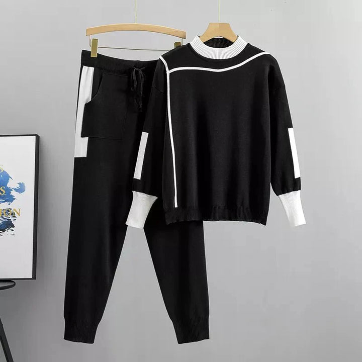 Emerson | Knitted Loungewear Set Mock Neck