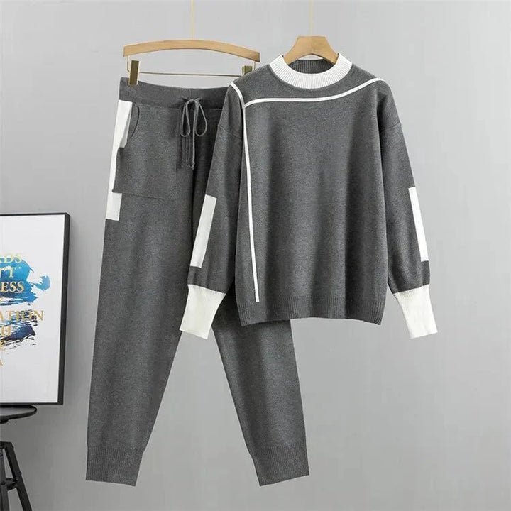 Emerson | Knitted Loungewear Set Mock Neck