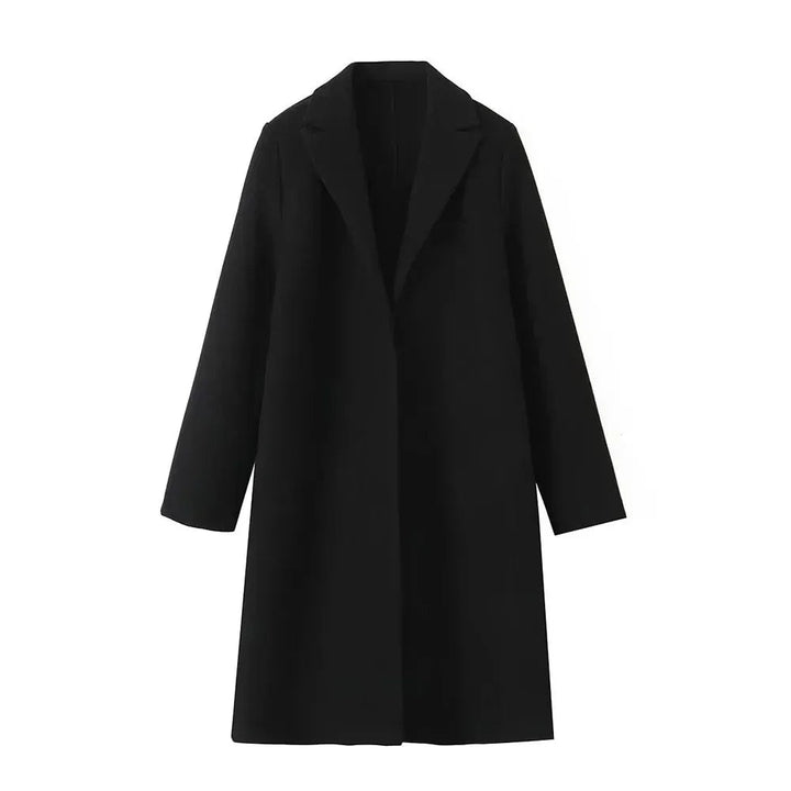 Rowan | Long Sleeve Wool Blend Coat