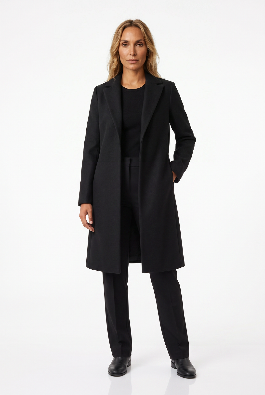 Rowan | Longline Wool Blend Coat