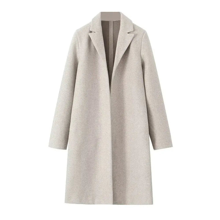 Rowan | Long Sleeve Wool Blend Coat