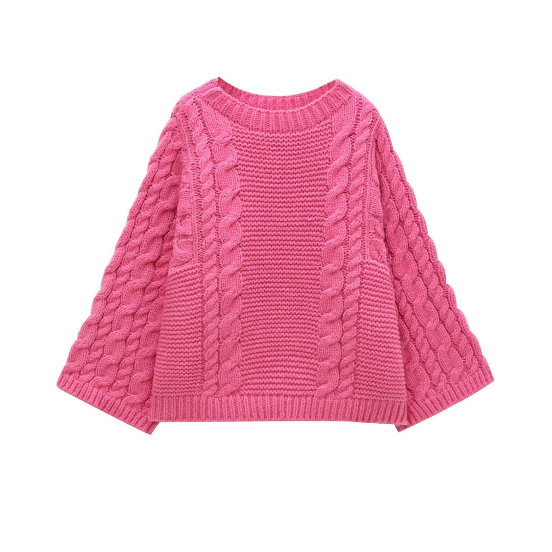 Freya | Oversized Cable Knit Jumper