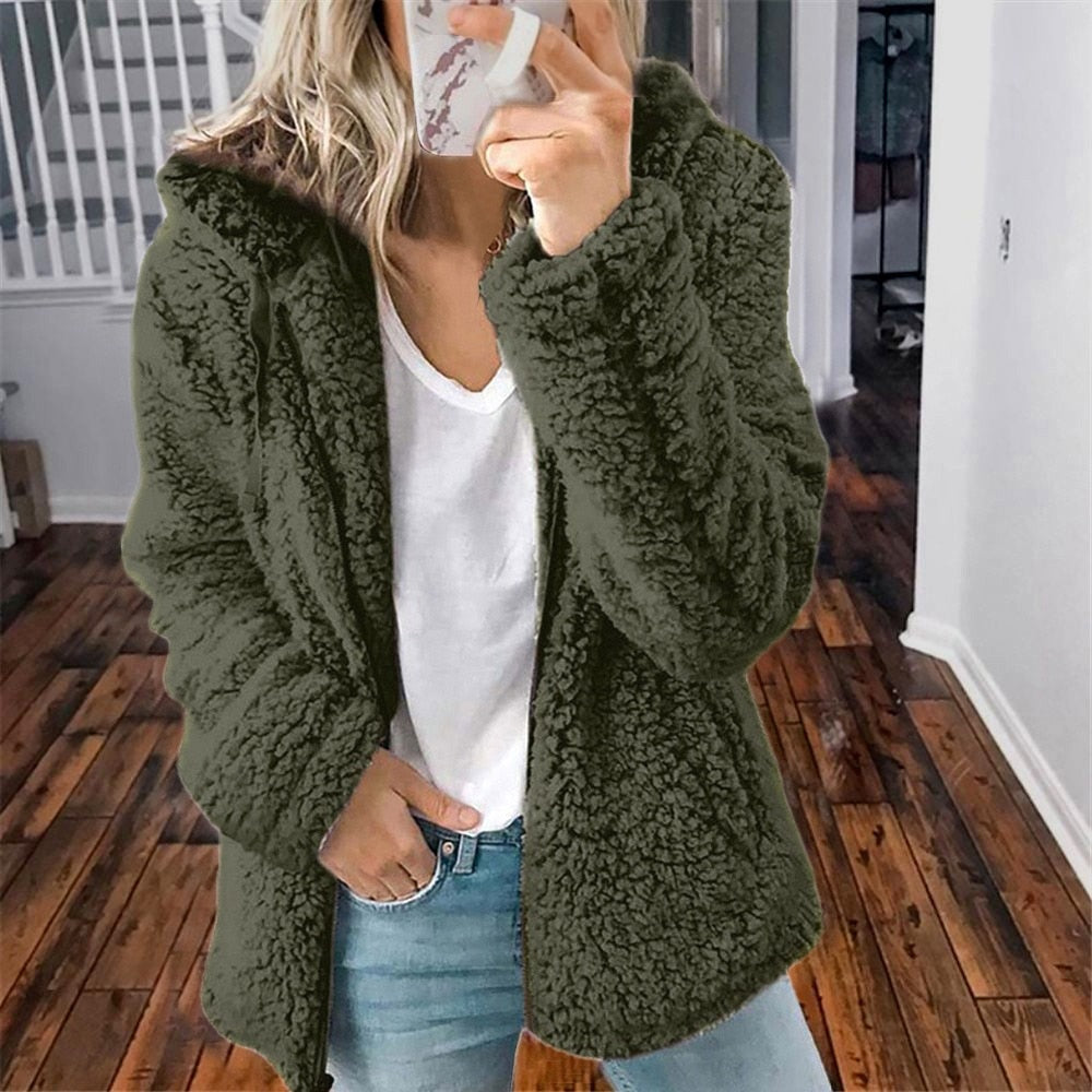 Isla | Womens Hooded Fleece Zip Jacket