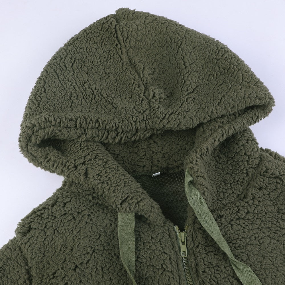 Isla | Womens Hooded Fleece Zip Jacket