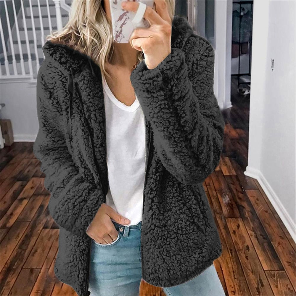 Isla | Womens Hooded Fleece Zip Jacket