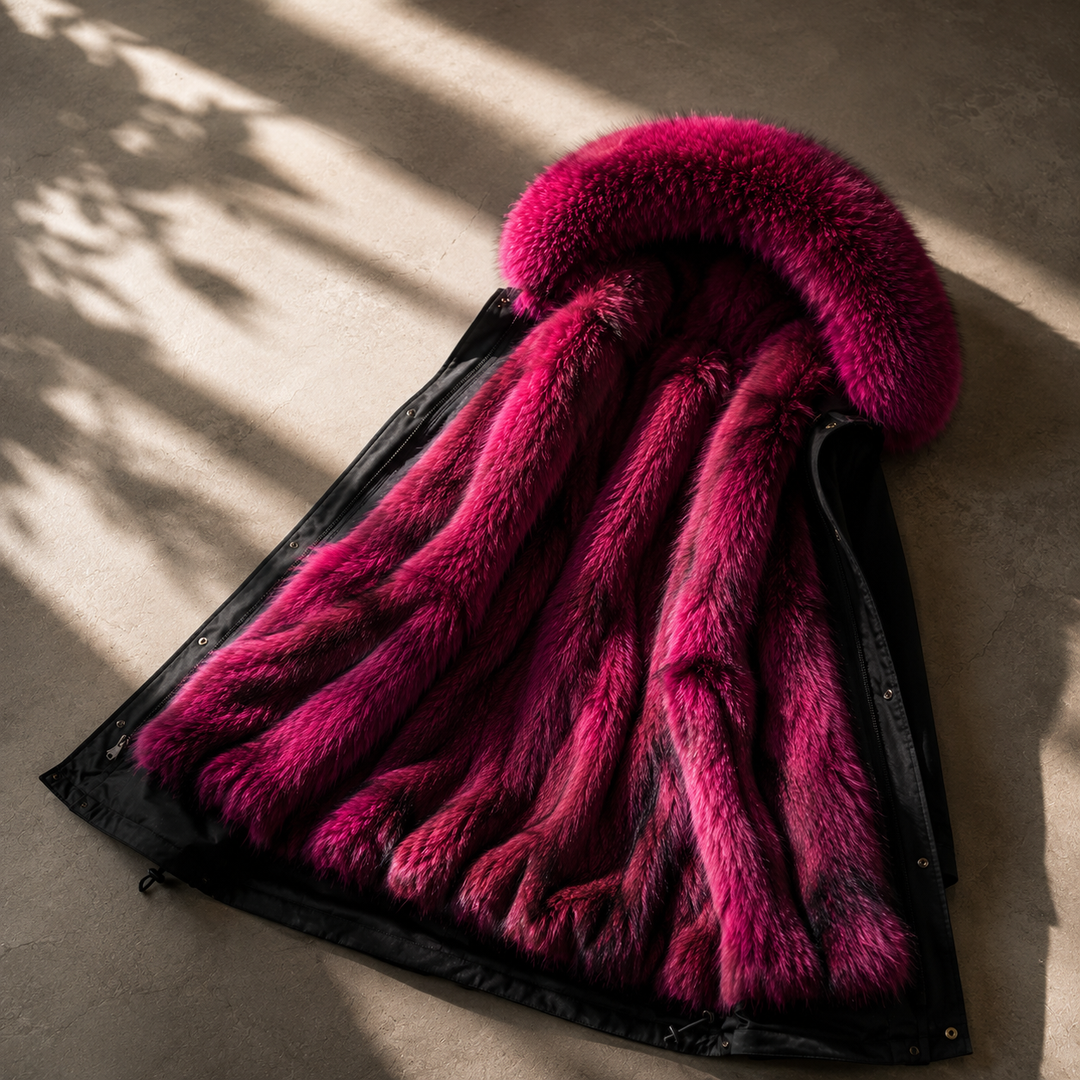 Juno womens faux fur lined hooded parka