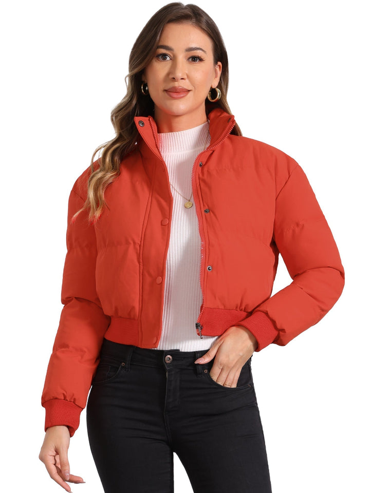 Hattie | Cropped Zip Puffer Jacket