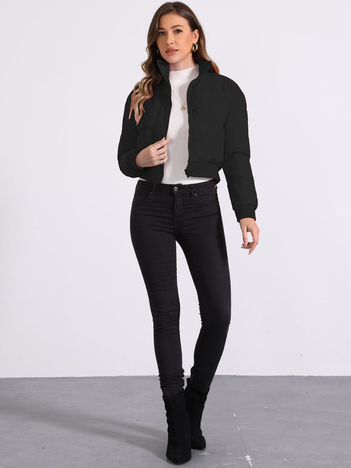 Hattie | Cropped Zip Puffer Jacket