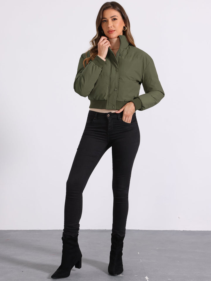Hattie | Cropped Zip Puffer Jacket