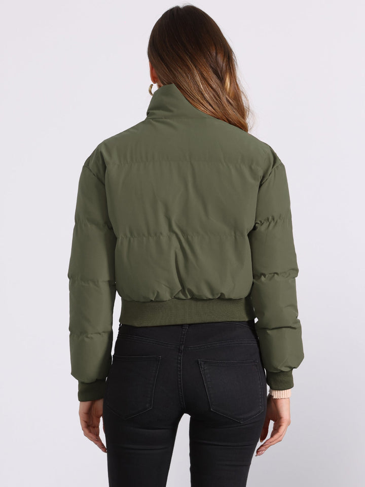 Hattie | Cropped Zip Puffer Jacket