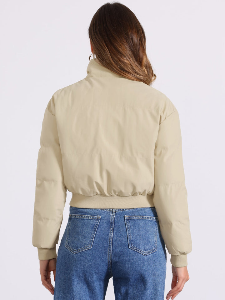 Hattie | Cropped Zip Puffer Jacket
