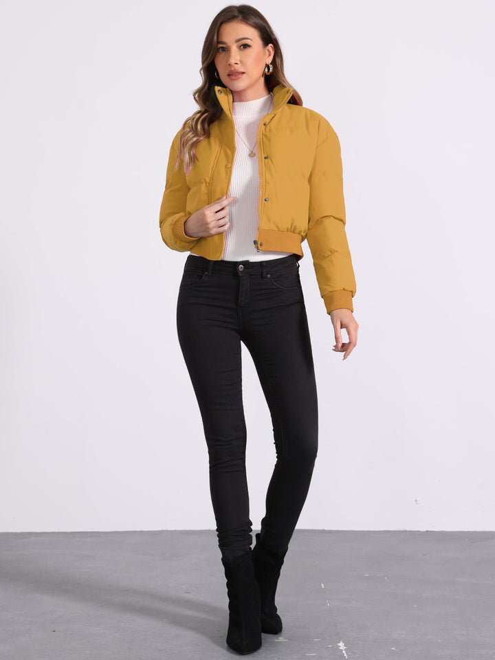 Hattie | Cropped Zip Puffer Jacket