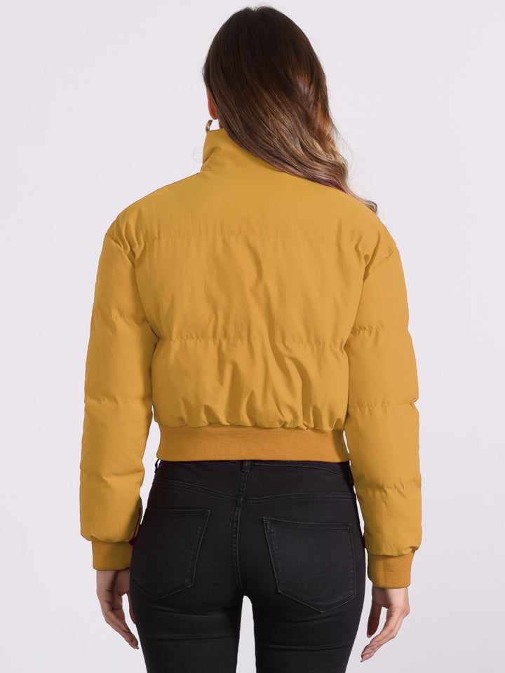 Hattie | Cropped Zip Puffer Jacket