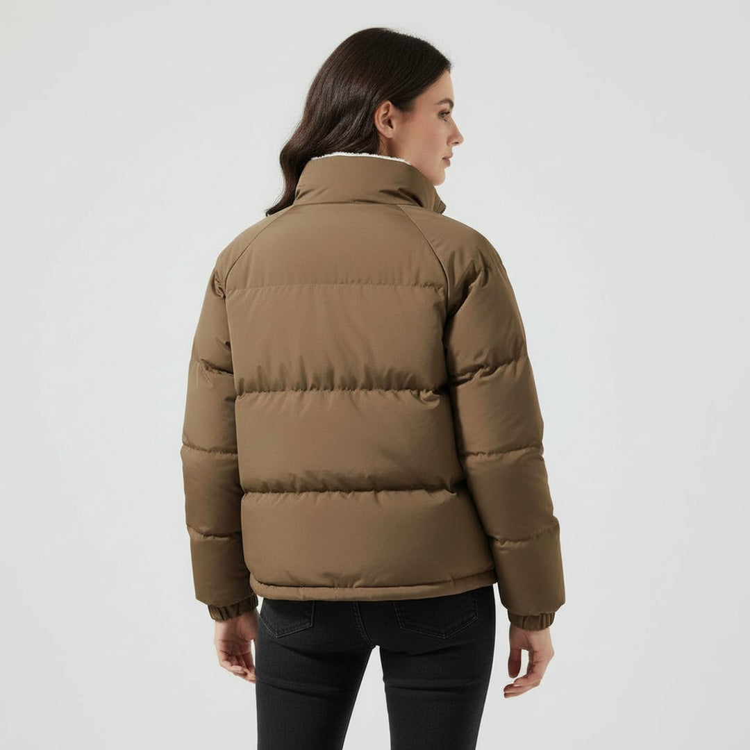 Jessie | Quilted Puffer Jacket with Sherpa Lining