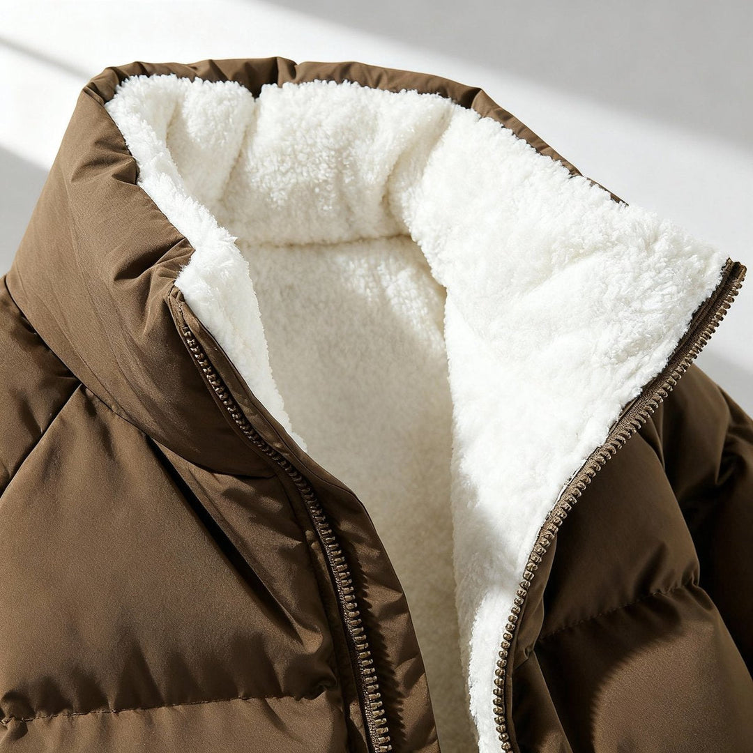 Jessie | Quilted Puffer Jacket with Sherpa Lining