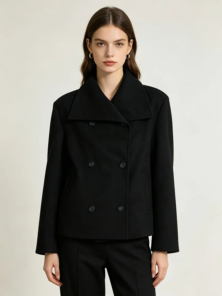 Alice | Double-Breasted Relaxed Collared Jacket