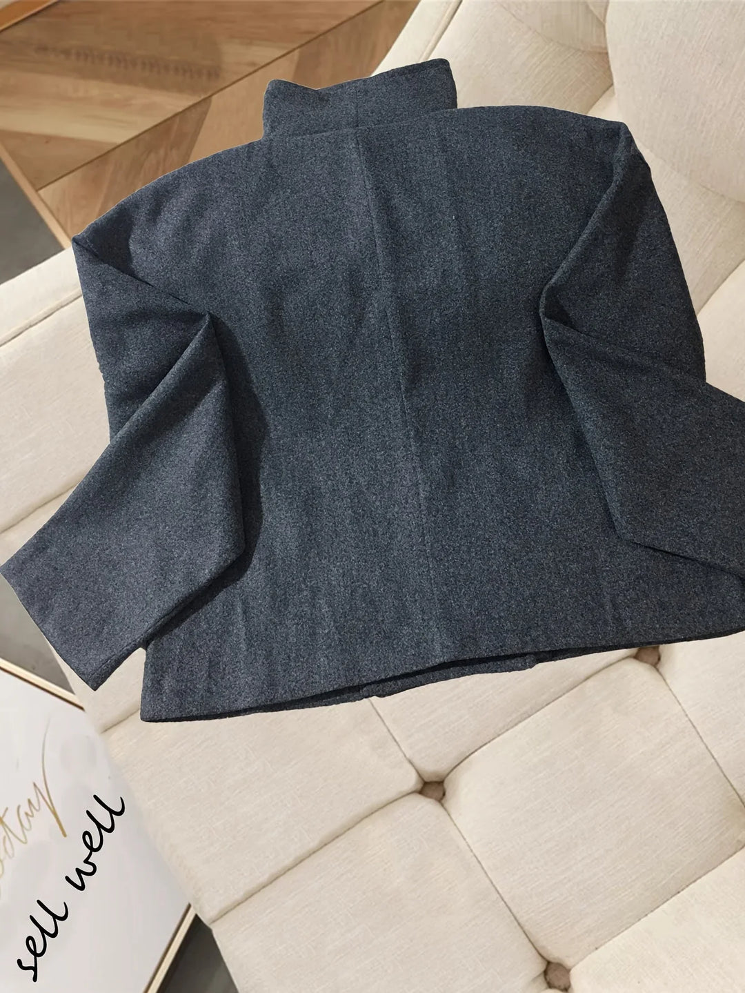Alice | Double-Breasted Relaxed Collared Jacket