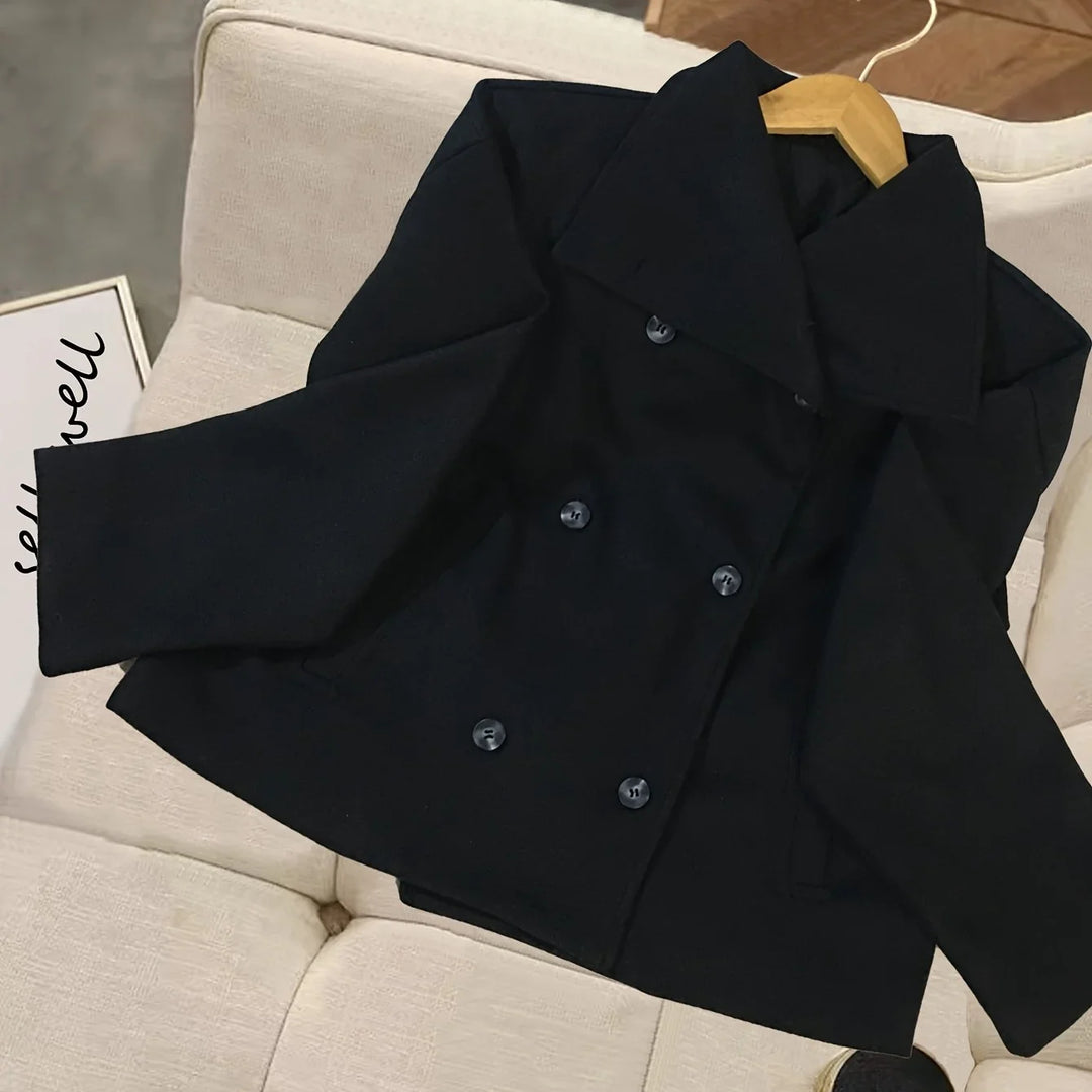 Alice | Double-Breasted Relaxed Collared Jacket