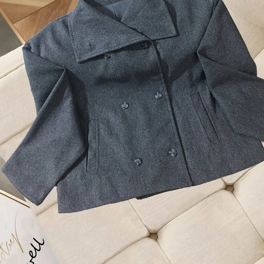 Alice | Double-Breasted Relaxed Collared Jacket