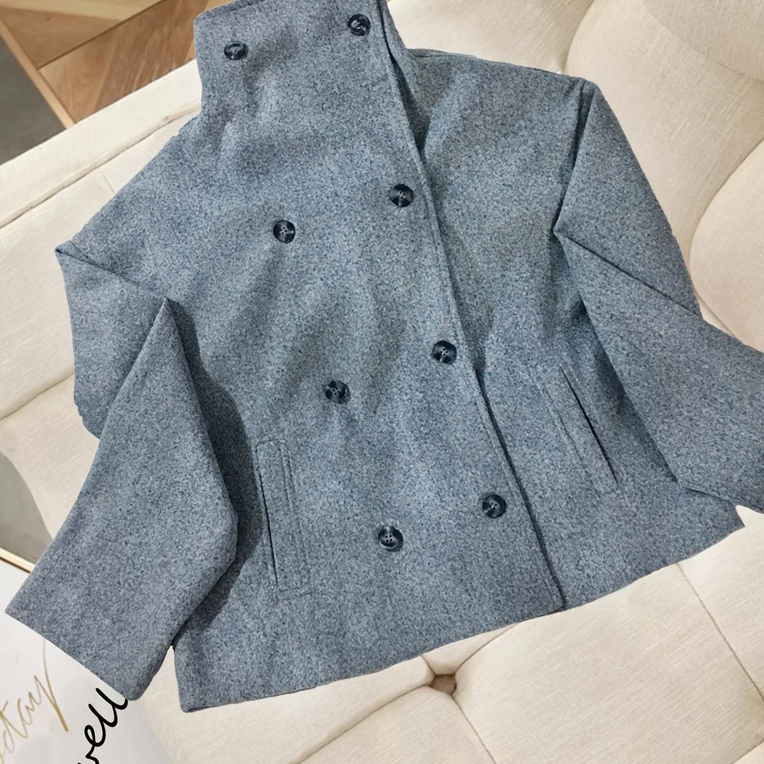 Alice | Double-Breasted Relaxed Collared Jacket