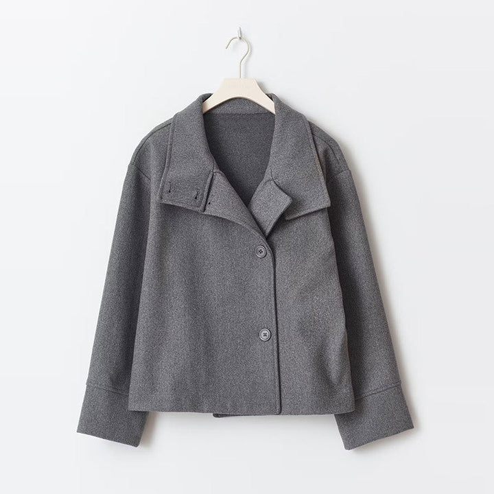 Millie | Womens Oversized Collared Button Coat