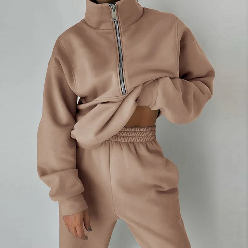Rosie | Womens Relaxed Zip Tracksuit Top