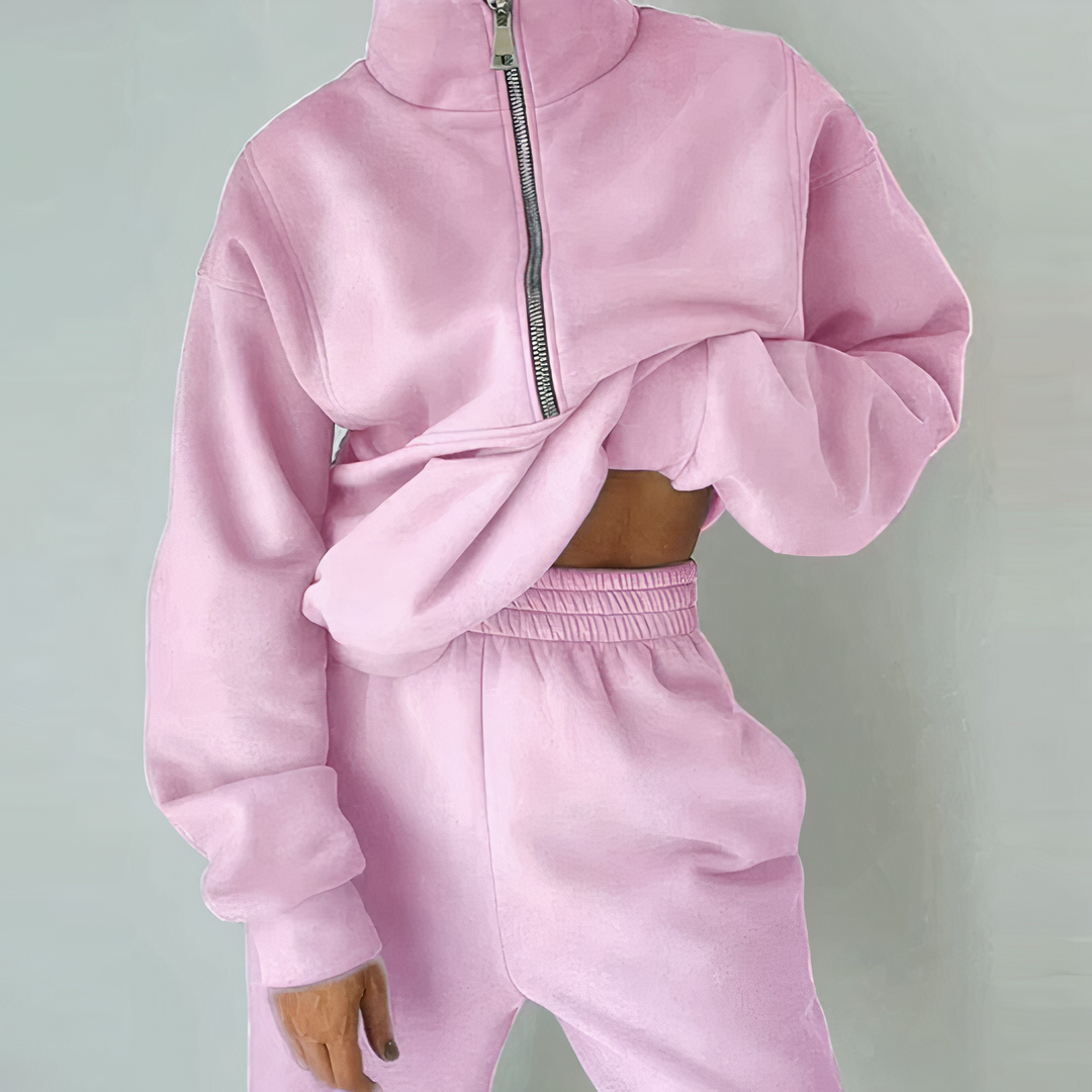 Rosie | Womens Relaxed Zip Tracksuit Top